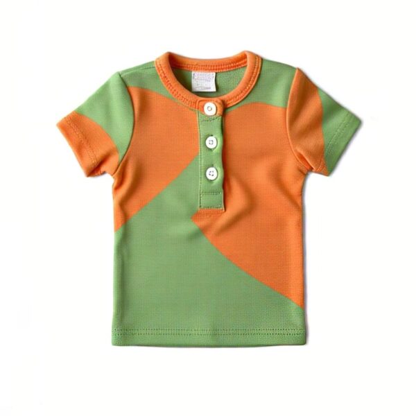 Orange and Green T-shirt