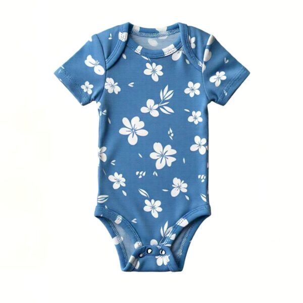 Floral Blue Body Suit