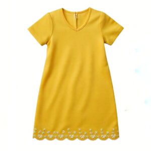 Solid Yellow Dress