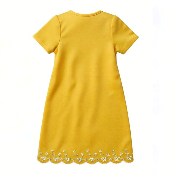 Solid Yellow Dress - Image 2