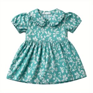 Floral Blue Frock