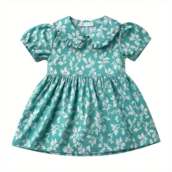 Floral Blue Frock