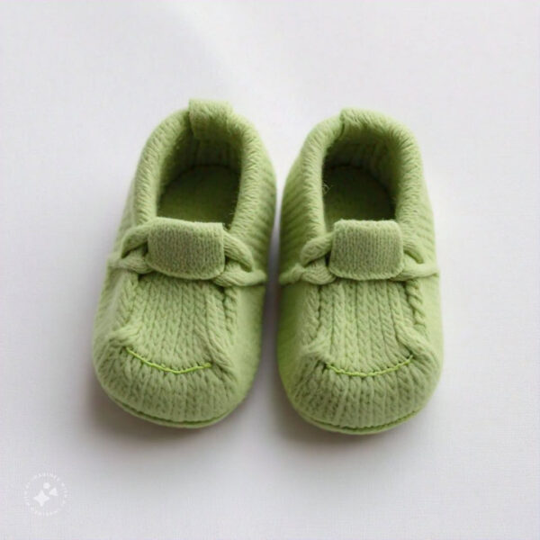 Green Loafer Booties